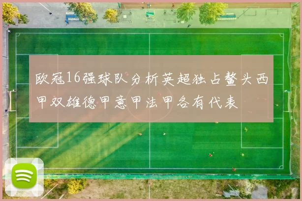 欧冠16强球队分析英超独占鳌头西甲双雄德甲意甲法甲各有代表